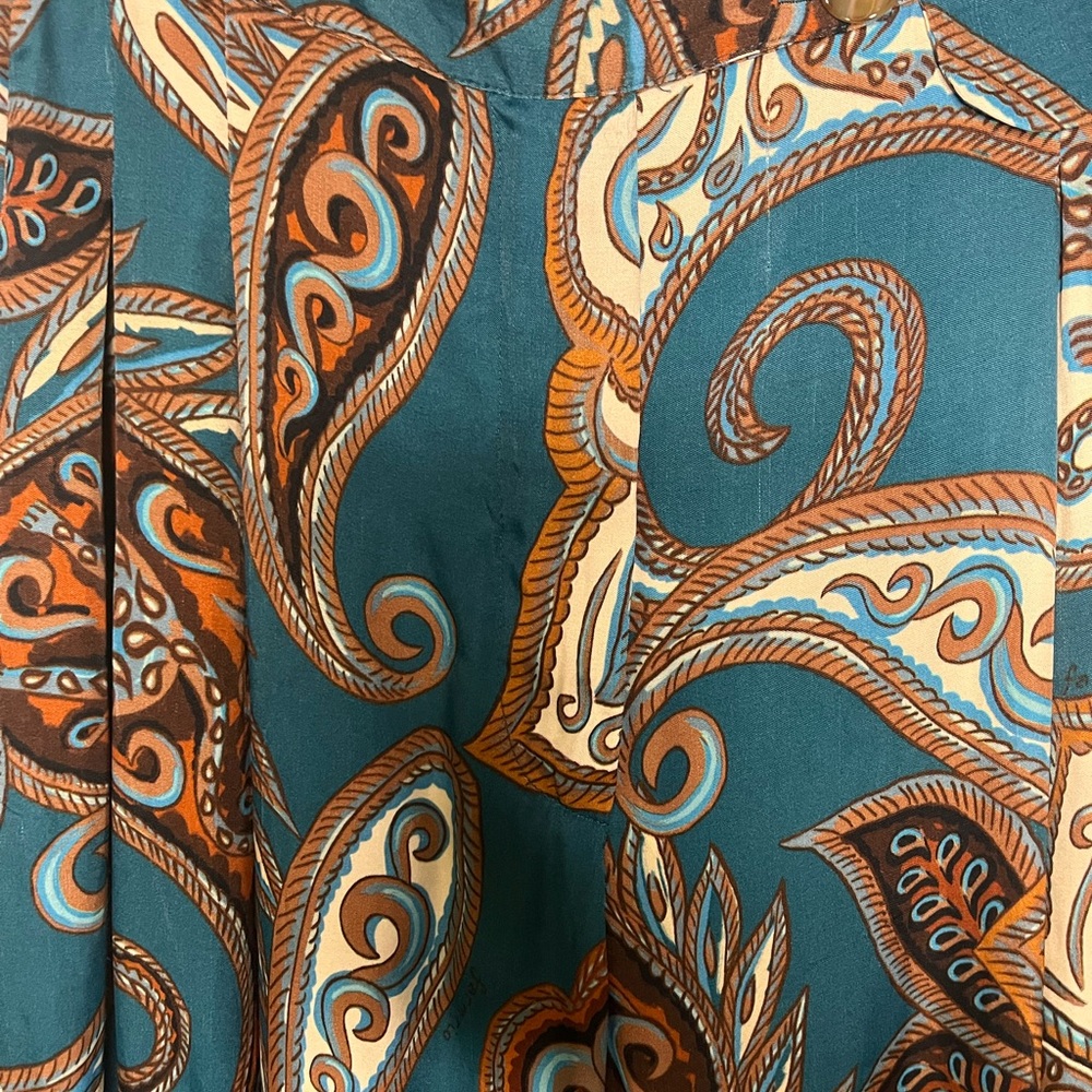 Farm Rio Paisley Wide-Leg Pants - Picture 3 of 7